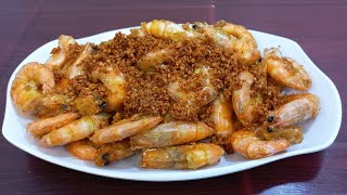 SIMPLE ENAK ‼️ RESEP UDANG GORENG BAWANG PUTIH udanggoreng [upl. by Eelime574]