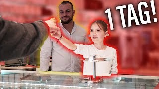 Meine Schwester 12 übernimmt für 1 Tag die Eisdiele 😳Sind die Kunden zufrieden [upl. by Okomot]