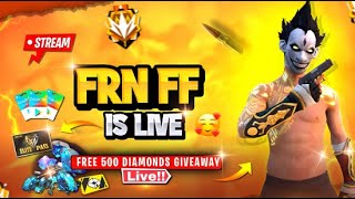 FREE FIRE LIVE CUSTOM ROOM GIVEAWAY  FF LIVE TEAM CODE GIVEAWAY  FF LIVE GIVEAWAY [upl. by Ahsanat]