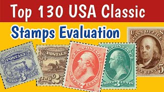 Most Expensive USA Stamps Worth Money  Most Valuable Rare American Postage Stamps [upl. by Silrak]