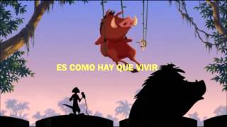 Hakuna Matata Rey león 3 Latino con letras [upl. by Gievlos]