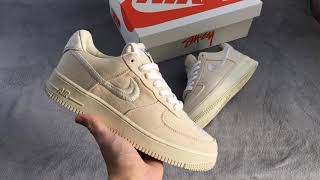 Stussy x Nike Air Force 1 Low Fossil [upl. by Owain]