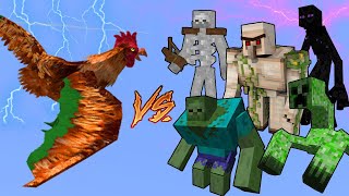 DragonCockatrice Vs Mutant Monsters in Minecraft [upl. by Tsenre145]