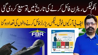 Income Tax returns filing date extended  FBR happy  Tax returns filers doubled  Faisal Ghumman [upl. by Tnecillim937]