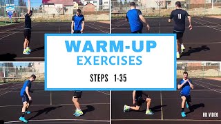 Best Volleyball Warmup Exercises  Steps 135  Hd Video [upl. by Aical]