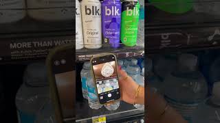 Go check your local Walgreens for BLK sparkling water 😍🖤 it’s more than water blkwater [upl. by Anoyek]