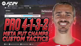 PRO 4132 META CUSTOM TACTICS  INSTRUCTIONS EA FC 24 [upl. by Llehsem]