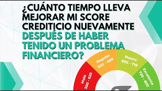 ¿Cuánto tiempo lleva mejorar mi score crediticio nuevamente después de un problema financiero [upl. by Adner]