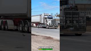 Kenworth T909 grain truck turning and accelerating [upl. by Rolyat]