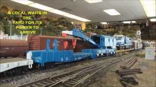 A damaged Conrail SD70MAC is transported on a local [upl. by Hajan858]