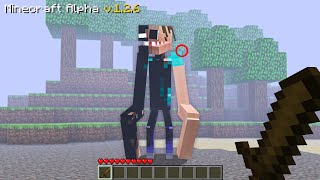 Surviving Minecrafts Forgotten Alpha Version [upl. by Fortune]