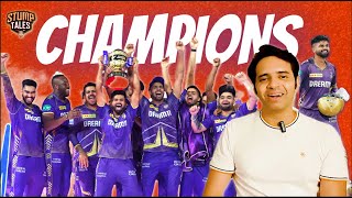 KKR vs SRH Review  SRH Outplayed By KKR  3rd Time Champions KKR Kaushiknc [upl. by Zuzana]