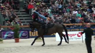 FEI Vaulting World Cup Offenburg 2018  Sheena Bendixen DEN [upl. by Yrek604]