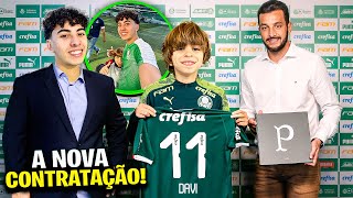 MEU IRMÃOZINHO FOI FAZER TESTE DE FUTEBOL NO PALMEIRAS [upl. by Aniretak]