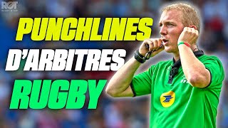 Les meilleures PUNCHLINES des arbitres de RUGBY [upl. by Kaete]