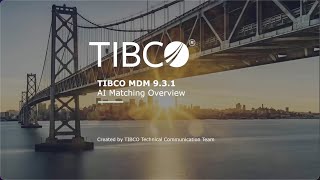 AI Matching in TIBCO MDM [upl. by Eseret608]