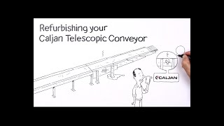 Caljan  Refurbish and extend the lifetime of your Telescopic Conveyor [upl. by Uok]