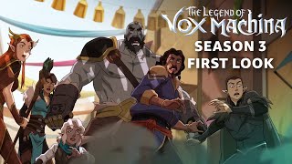 Season 3 First Look  The Legend of Vox Machina [upl. by Anaidni]