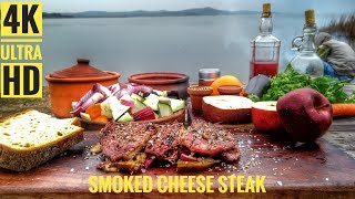 Smoked Cheese STEAK how is it done 4K [upl. by Erised]