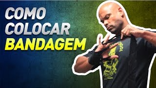 Como Colocar Bandagem Boxe  Como Colocar Bandagem Muay Thai Boxe e MMA [upl. by Anikal]