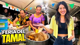 FERIA del TAMAL 🫔 ¡Un Festín De SABORES MEXICANOS 4K [upl. by Nalra276]