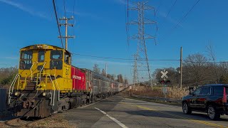 Chasing the Whippany Railway Museum Polar Express train excursion [upl. by Esnohpla]