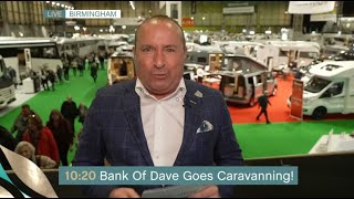 Bank Of Dave David Fishwick Goes Caravanning Live On This Morning [upl. by Nnaarat]