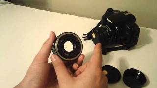 How to enable manual aperture adjustment on Canon FD Lenses [upl. by Sidras]