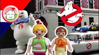 Playmobil Ghostbusters filmpje Nederlands In de bioscoop  Familie Huizer [upl. by Peonir]