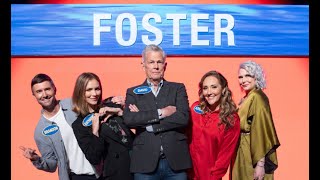 Kat McPhee Clay Aikon and David Foster on FAMILY FEUD [upl. by Ecirpac]