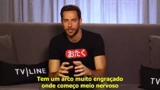 Zachary Levi fala de Chuck o filme  Legendado PT BR [upl. by Ydnem]