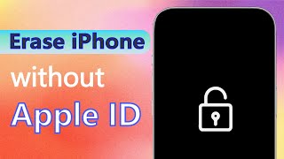 How To Factory Reset iPhone Without Apple ID Password 2024  iOS 18 [upl. by Adnalra]