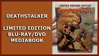 DEATHSTALKER  LIMITED BLURAYDVD MEDIABOOK UNBOXING [upl. by Gaige]