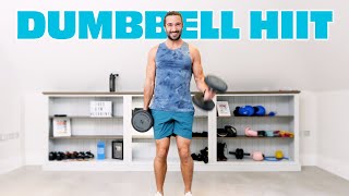 20 Minute Dumbbell HIIT  The Body Coach TV [upl. by Sarajane744]