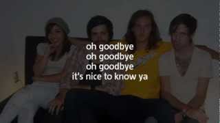 The Colourist  Oh Goodbye Lyric Video [upl. by Assirrac]