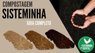 Compostagem no Sisteminha  Guia Completo [upl. by Nauqyt537]