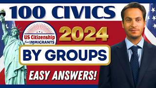 2024 USCIS Official Civics Test By Group 100 US Citizenship Interview Questions and Answers [upl. by Carry]