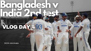 India Dominates  Bangladesh vs India 2nd Test Day 4 at Green Park  Clinical Performance [upl. by Auqenes]