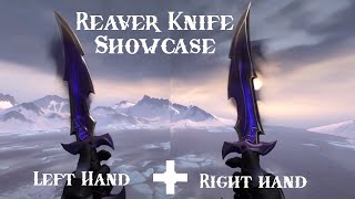 Reaver Knife Showcase  Valorant Knife Left  Right hand [upl. by Ylrehc280]