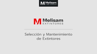 Selección y Mantenimiento  Extintores  Matafuegos [upl. by Housen]