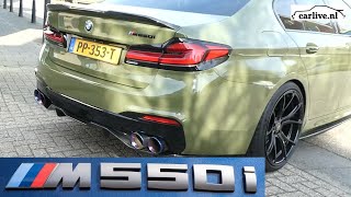 BMW M550i  SOUND ACCELERATION SPORT EXHAUST  carlive [upl. by Rehptsirhc588]