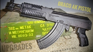 Draco AK Pistol  Upgrades amp Shooting [upl. by Adiaros]