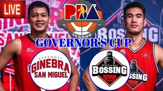 PBA LIVE  BRGY GINEBRA vs BLACKWATER I LIVE SCORES and COMMENTARY [upl. by Nickolai]