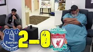 EVERTON vs LIVERPOOL 20 LIVE FAN REACTION TITLE RACE OVER [upl. by Tate189]