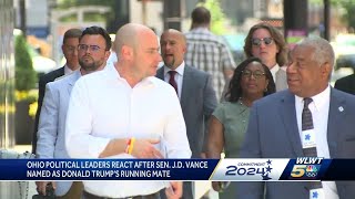 Ohio political leaders react after JD Vance named as Trumps running mate [upl. by Janice]