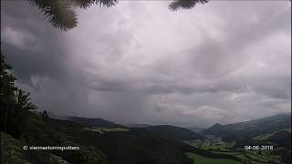 Gewitter in Niederösterreich 04062018 lightning storm [upl. by Natanhoj108]