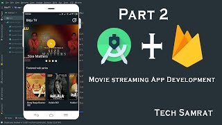 Android Movie streaming App Development  Movie Trailer  Slider  Part 2 [upl. by Eednus]