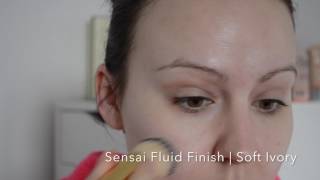 Demo Sensai Fluid Finish Foundation [upl. by Oralle]