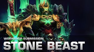 Dota 2 Stone Beast Wraith King Set  Collectors Cache Submission [upl. by Atterys]