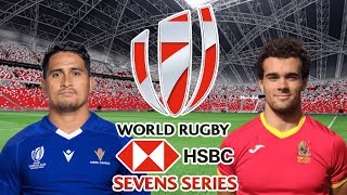 SAMOA 7s vs SPAIN 7s SINGAPORE Sevens 2024 Live Commentary [upl. by Helman476]